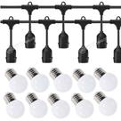 Kit Varal de Luz com 10 Lâmpadas G45 LED 3W Ideal para Ambientes Aconchegantes KIT008
