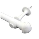 Kit Varão 2,5m para Cortinas 19mm Branco