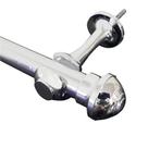 Kit Varão 2,5m para Cortinas 19mm Cromado