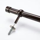 Kit varão 28mm alumínio p/ cortinas salas e quartos linha premium Kit varão 28mm alumínio p/ cortinas salas e quartos linha premium