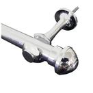 Kit Varão 2m para Cortinas 28mm Cromado