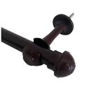 Kit Varão 3m para Cortinas 28mm Tabaco Kit Varão 3m para Cortinas 28mm Tabaco