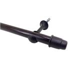 Kit Varão para Cortina Real Simples 19mm 3 Metros Imbuia 19121 47 Couselo Kit Varão para Cortina Real Simples 19mm 3 Metros Imbuia 19121 47 Couselo