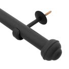 Kit Varão para Cortinas Elegance 16211-17 Couselo 28mm 3,00m Preto Kit Varão para Cortinas Elegance 16211-17 Couselo 28mm 3,00m Preto