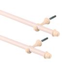 Kit Varão Simples para Cortina de 2 Metros com 3 Suporte Espessura 19mm