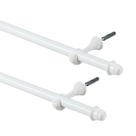 Kit Varão Simples para Cortina de 2 Metros com 3 Suporte Espessura 19mm
