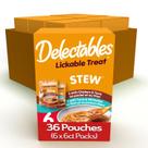 Kit Variado de Petiscos para Gatos Delectables Stew 36x40 ml