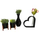 Kit Vasinhos Decoração Mesa Festa Romântico Noivado Decor