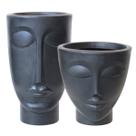 Kit Vaso Face Mulher 25 + Vaso Face Homem 36 Preto NUTRIPLAN Kit Vaso Face Mulher 25 + Vaso Face Homem 36 Preto NUTRIPLAN