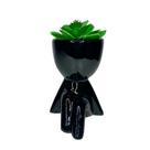 Kit Vaso Robert Porcelana + Suculentas Planta Bbb Criativo Kit Vaso Robert Porcelana + Suculentas Planta Bbb Criativo