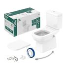 Kit Vaso Sanitário + Caixa Acoplada + Acessórios de Fixação Elite da Celite Branco