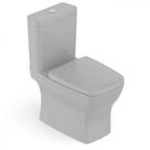 Kit Vaso Sanitário Com Caixa Acoplada Assento Termofixo E Acessórios de Instalação Boss Stone Celite