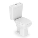 Kit Vaso Sanitário Com Caixa Acoplada E Acessórios City Harpic Branco Celite