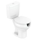 Kit Vaso Sanitário com Caixa Acoplada e Assento com Abertura Acesso Celite Branco Kit Vaso Sanitário com Caixa Acoplada e Assento com Abertura Acesso Celite Branco