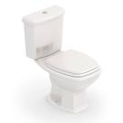 Kit Vaso Sanitário com Caixa Acoplada e Assento Soft Close Fit Plus Celite Bege/Pergamon Brilhante
