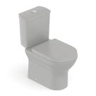 Kit Vaso Sanitário com Caixa Acoplada e Assento Soft Close Nexo Roca Cinza/Stone Fosco