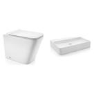 Kit Vaso Sanitário Completo com Cuba Vougan Docol