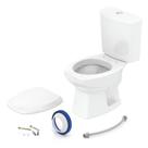 Kit Vaso Sanitário Incepa Celite Thema - Caixa Acoplada e Acessórios De Fixação Branco