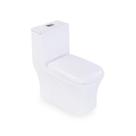 Kit Vaso Sanitário Monobloco Modaza Domus, Duplo Acionamento 3/6 Litros, Branco