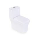 Kit Vaso Sanitário Monobloco Modaza Domus, Duplo Acionamento 3/6 Litros, Branco