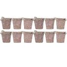 KIT Vasos Biodegradáveis Quadrado (12 unidades) NAGMOBIO