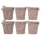KIT Vasos Biodegradáveis Quadrado (6 unidades) NAGMOBIO