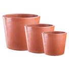 Kit Vasos Decorativos 3 Tamanhos Badi Terracota Terrano