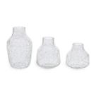 Kit vasos em vidro transparente - 3 pcs Kit vasos em vidro transparente - 3 pcs