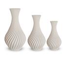 Kit Vasos P/ Plantas Artificiais - Modelo Jarro Espiral