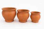 Kit vasos para plantas flores estilo Cachepot decorativo cerâmica P M G
