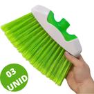 kit Vassoura Multiuso Nylon Record C/ CABO Qualidade Resistente