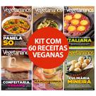 Kit Vegetarianos- 60 Receitas Doces e Salgadas