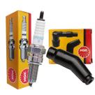 Kit Vela de Ignição E Cachimbo Xre 190 Nxr 160 Bros Cg 150 Titan Cg 160 Titan Cg 160 Fan Ngk