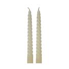 Kit Vela Espiral Off White com 2 unidades - ACASA