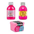 Kit Vela Massagem Beijável Espuma Sais Banho Aromático Hidro