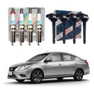 Kit Vela Ngk Bobina Versa 1.6 16v 2015 A 2020