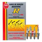 Kit Velas e Cabos de Ignição NGK Onix Prisma 1.0 8v