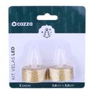 Kit Velas Led com 2 Unidades Cazza Sortido