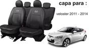 Kit Veloster 11-14 Capa Couro Durável Proteção Contra Sujeira e Líquidos