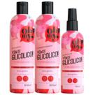 Kit Vem de Glicólico! 1 Shampoo 1 Condicionador 300ml 1 Acidificante 150ml Oh My!