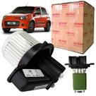 Kit Ventilador E Resistência Fiat Novo Uno 2010 Em Diante