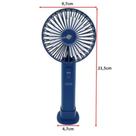 Kit Ventilador Portátil Mini De Mão Mesa Recarregavel Cor Aleatória