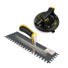 Kit Ventosa A Vácuo 200kg Com Desempenadeira Aço Inox Dentada 40x12cm Evolution Para Assentamento De Porcelanato Transporte Movimentação e Instalação Kit Ventosa A Vácuo 200kg Com Desempenadeira Aço Inox Dentada 40x12cm Evolution Para Assentamento De Porcelanato Transporte Movimentação e Instalação