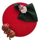 Kit Vermelho Natal 10 Lugar Capa Sousplat Base Guardanapo PG Kit Vermelho Natal 10 Lugar Capa Sousplat Base Guardanapo PG