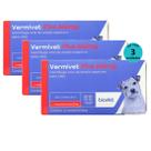 Kit Vermífugo Vermivet Plus Biovet 660mg c/ 4 Comprimidos C/ 3 unidades