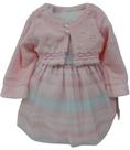 Kit Vestido Estampado + Bolero Bebê Menina Paraiso Rf 14682