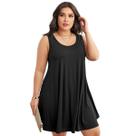Kit Vestido Regata Feminino Plus Size Soltinho Moda Verão Saruel