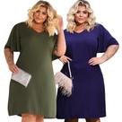 Kit Vestidos duna Moda Feminina G GG EXG G1 Atacado Tendencia Verao Plus Size Social Fresquinho G2