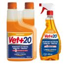 KIT VET+20 Limão Desinfetante Concentrado e Pronto Uso 500ml