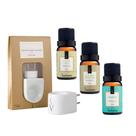 Kit Via Aroma família olfativa Herbais 3 unidades com difusor